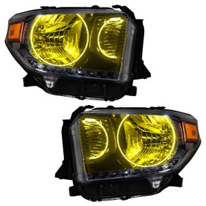 Toyota Tundra Headlight Assembly - ORACLE Lighting - Dual Halo Kit - ColorSHIFT w/ BC1 Controller - `14-`17